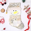 Beige Christmas snowman
