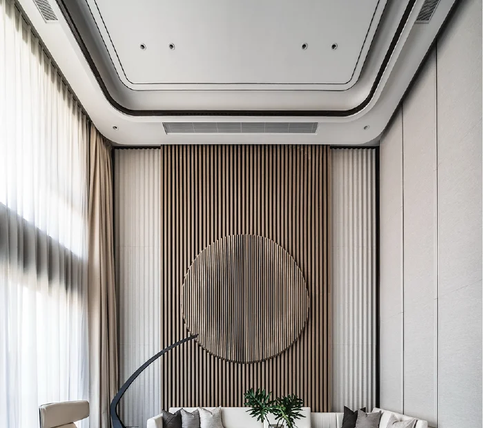 Kaasaegsed Veekindlad WPC Seinapaneelid Villadele, Magamistubadele, Söögitubadele, Hotellidele, Elutoale – Kestev Välis-/Siseseaduse Dekoreerimine, Graafiline Disain