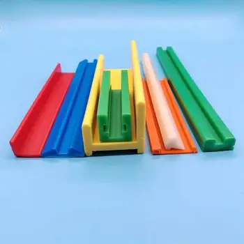 High Molecular Weight PE Extruded Plastic Conveyor Guide Strip Ultra-Durable Ultra-Low Friction Wear-Resistant Product