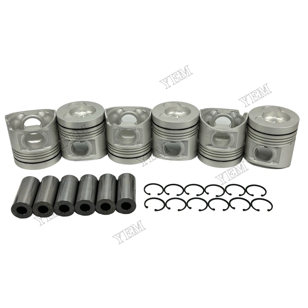 Piston Kit 13216-2100 13216-2470 Fit for Hino K13D Engine