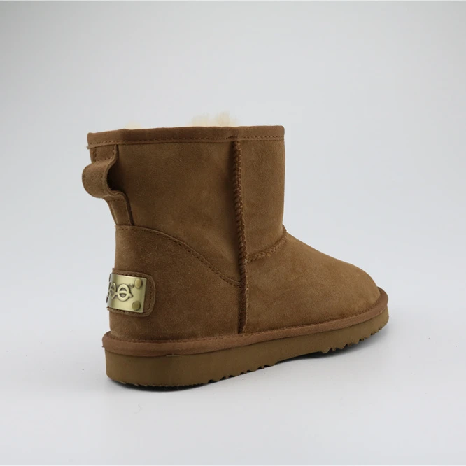 
Двухсторонние женские зимние сапоги из овечьей кожи с подкладкой из натуральной шерсти 