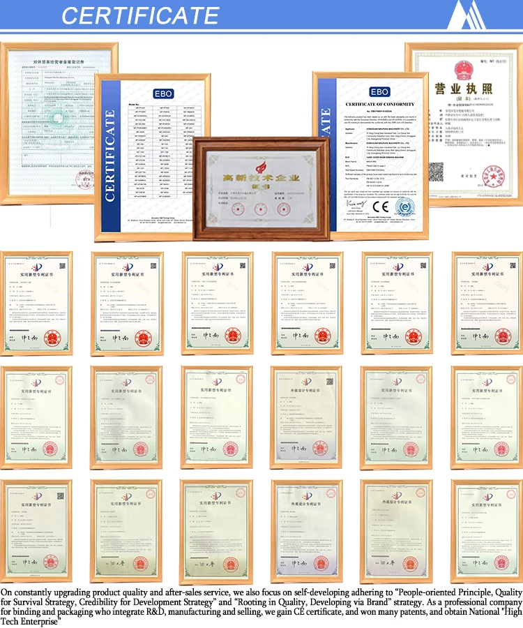 Automatic Notebook Binding Machine with 220V/50HZ Power 2KW and 1 Year Warranty for High Precision Stamping