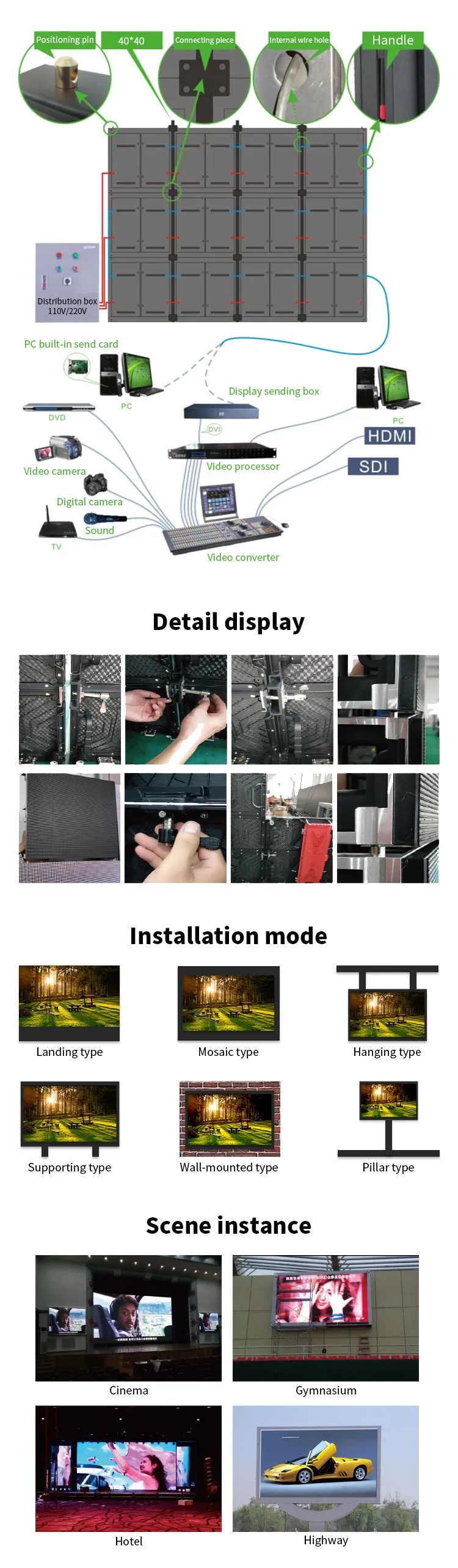 Indoor P2 soft module curved flexible led display screen for cylindrical colum use and soft led display