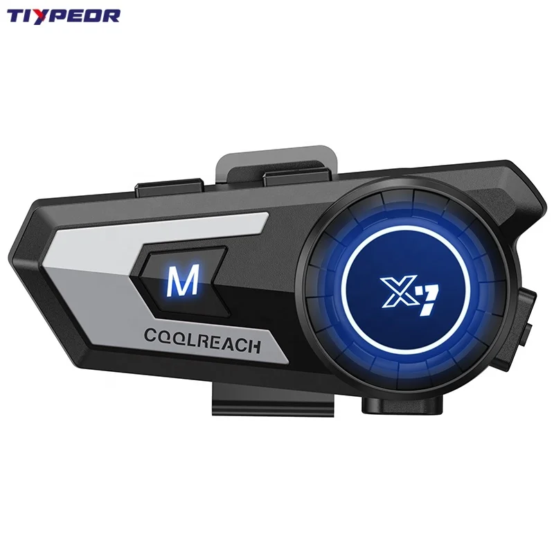 TIYPEOR Motorbike Helmet Earphones Intercomunicador bluetooth Headset for Helmet Earphone Intercom Motorcycle Intercom