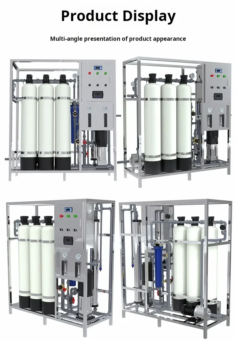 Industrial RO Water Purifier RO System for Waste Water Treatment High Quality RO Water Purification System for Car Washing