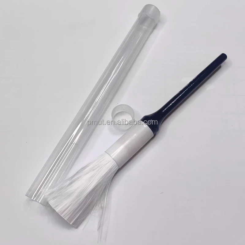 Long-Lasting PVC Container with Plastic Fiberglass Brush Flat Wood Handle for Nail Use FBI Forensic Fingerprint Powder