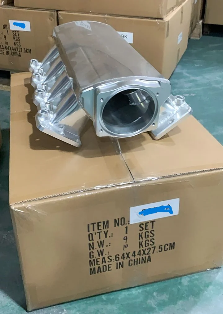 Bk3242bb Fabricated Ls3/l92 Intake Manifold 102mm Bead Blast Anodize