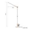 Large upgraded version of bed bell bracket