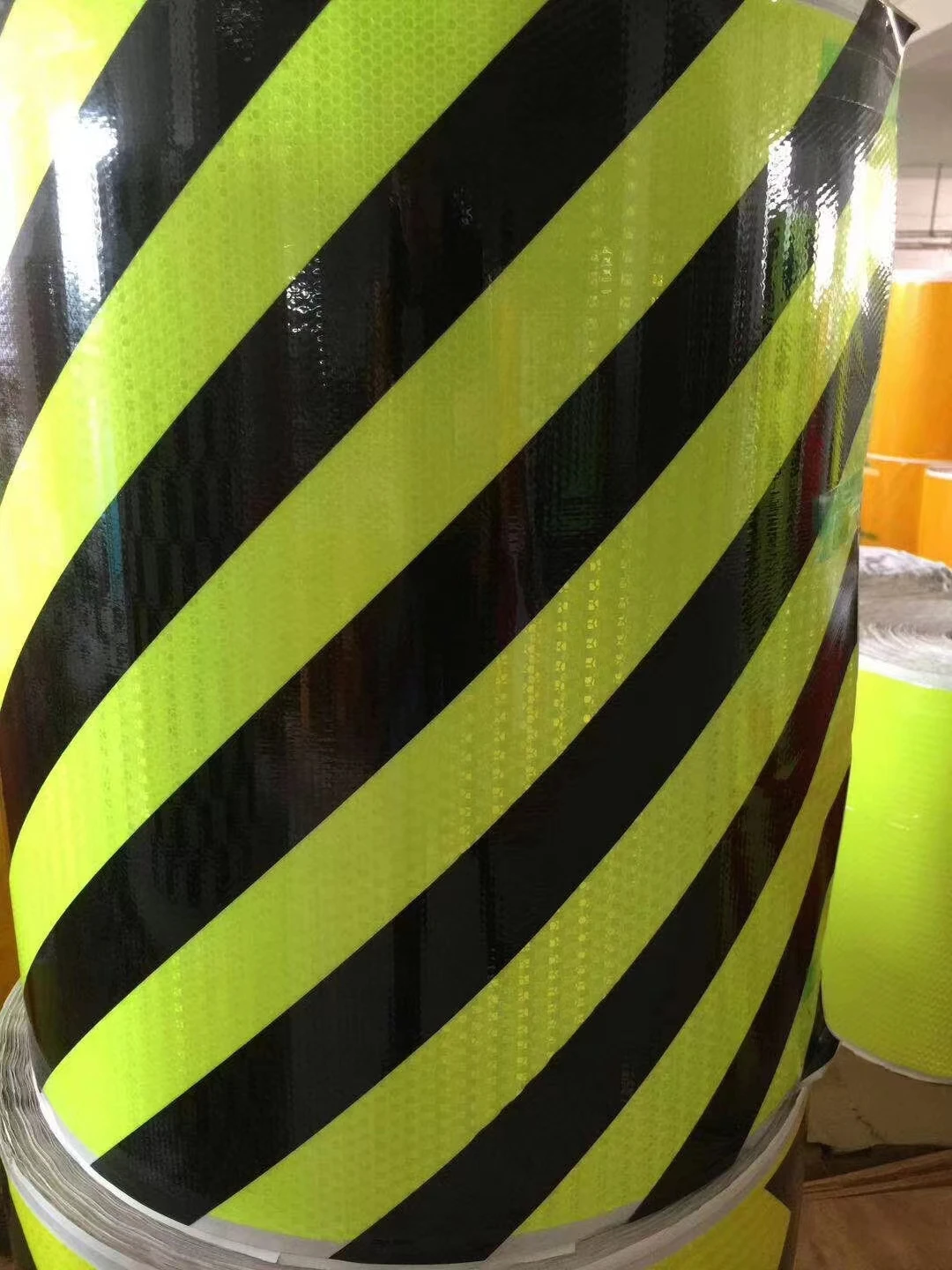 White Red Yellow Outdoor High Vis Conspicuity Safety  Marking Tape Reflector Signal Tape Reflective Tape Trailer Waterproof