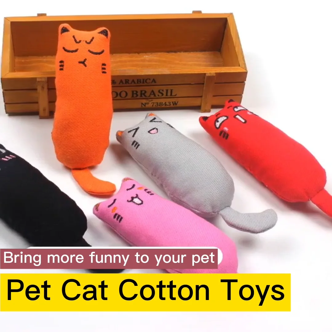 Rustle Sound Catnip Toy Cat Products For Pets Cute Cat Toys For Kitten Teeth Grinding Cat Plush