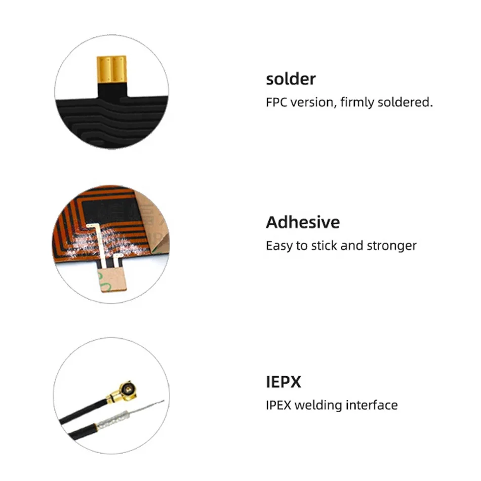 3dBi FPC coil flex antenna mobile device network pairing sharing Ferrite internal nfc antenna 13.56Mhz rectangular NFC antenna