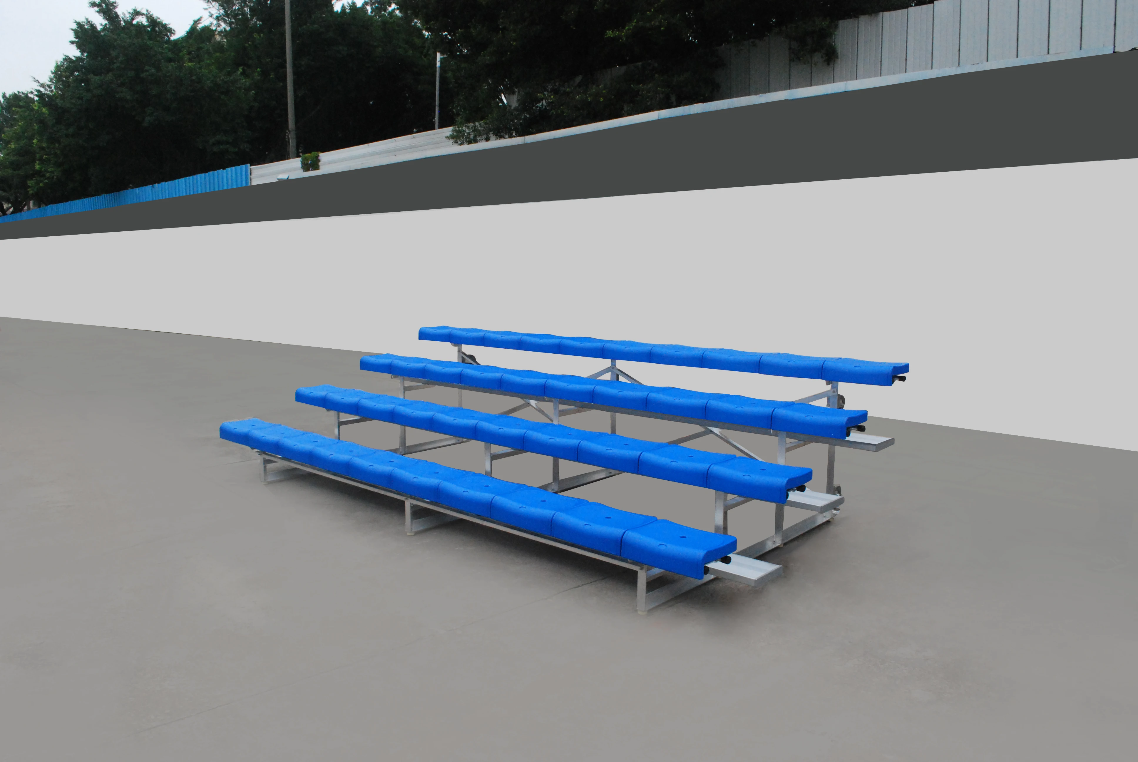Safty Metal Structure Steel Bleacher Seats Easy Install Stadium Aluminium Grandstand 5