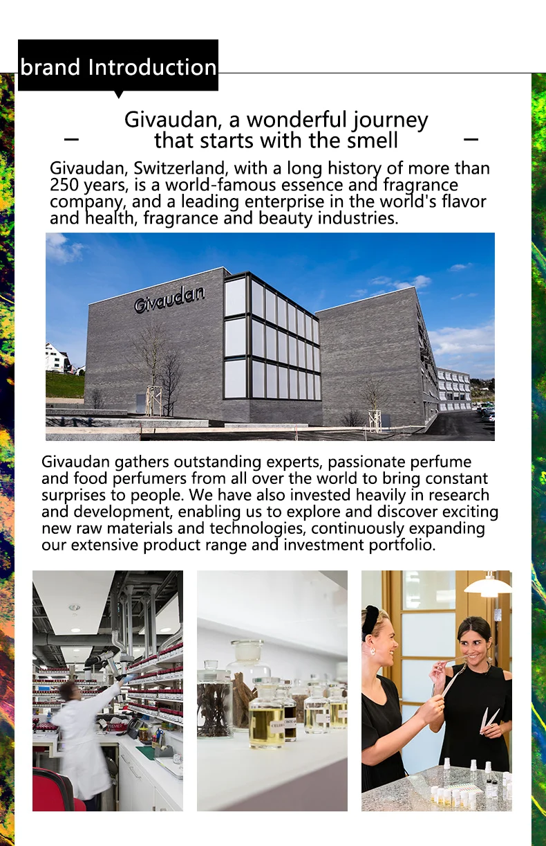 Givaudan Long Lasting Famous Branded Perfume Fragrance Oil Perfume Oils