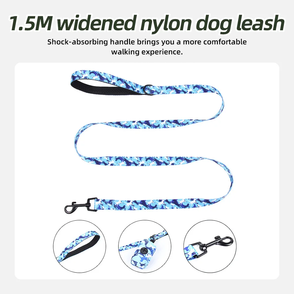Wholesale Soft Dog Harness Adjustable Small Dog Harness and Leash Set - product detail 7