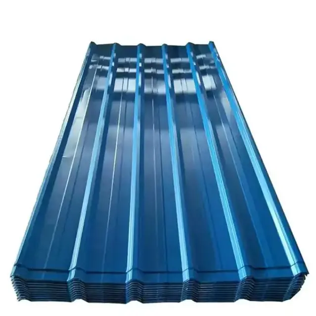Low Price 4x8 Corrugated Metal Sheets 3m Corrugated Roof Sheets Color Coated Metal Roofing