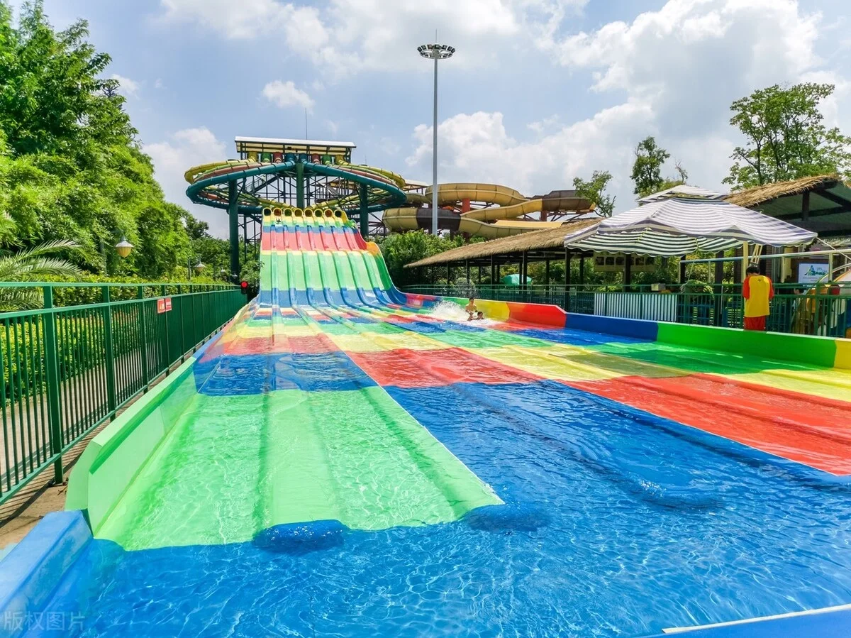 High Quality Fiberglass Large Water Slide Aqua Park Pool Theme Park Outdoor Rainbow Water Slides