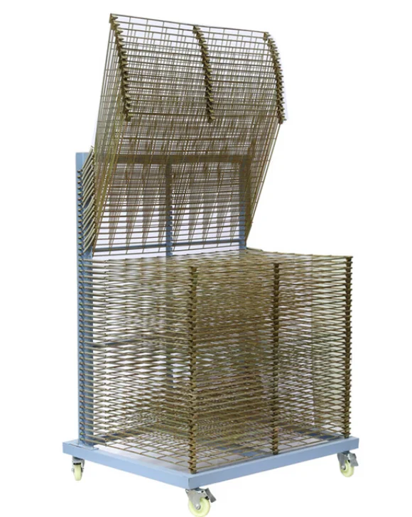 Industrial Multi-Rack Screen Printing Drying Racks