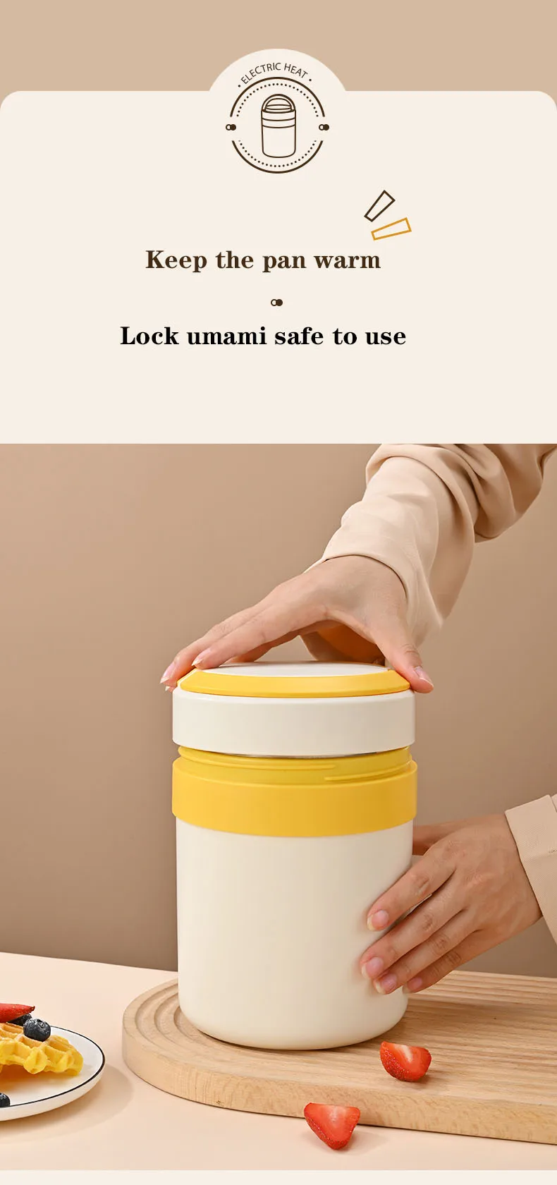 New Style Usb Electric Lunch Box Heating Food Portable Bento Lunch Box