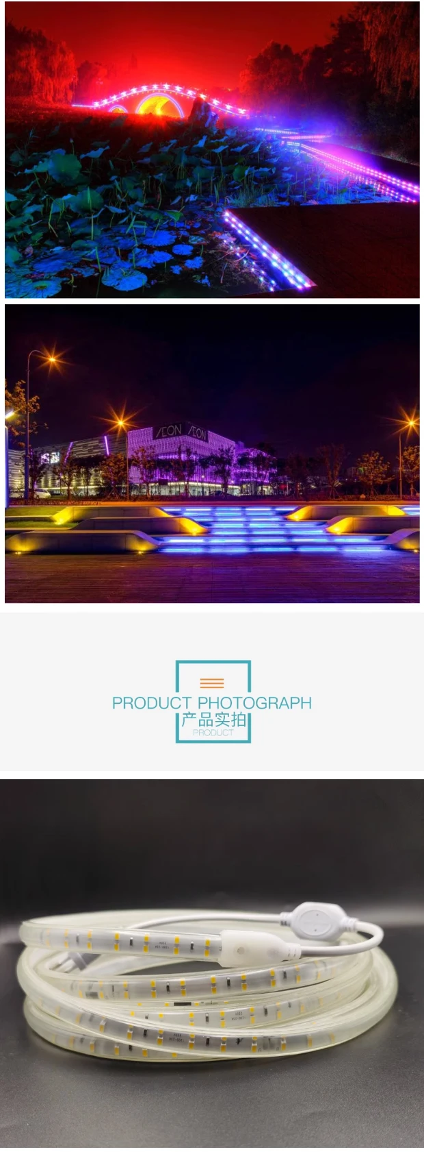 Led Light Strip With 220v High Voltage 2835 High Brightness 120 Light