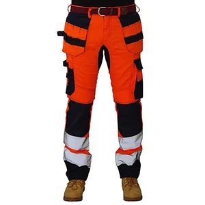 Reflective Tape Safety Trousers Winter Work Fashion Multi Color Hi Vis Best Pant Jogging Pant Safety Worker Wear