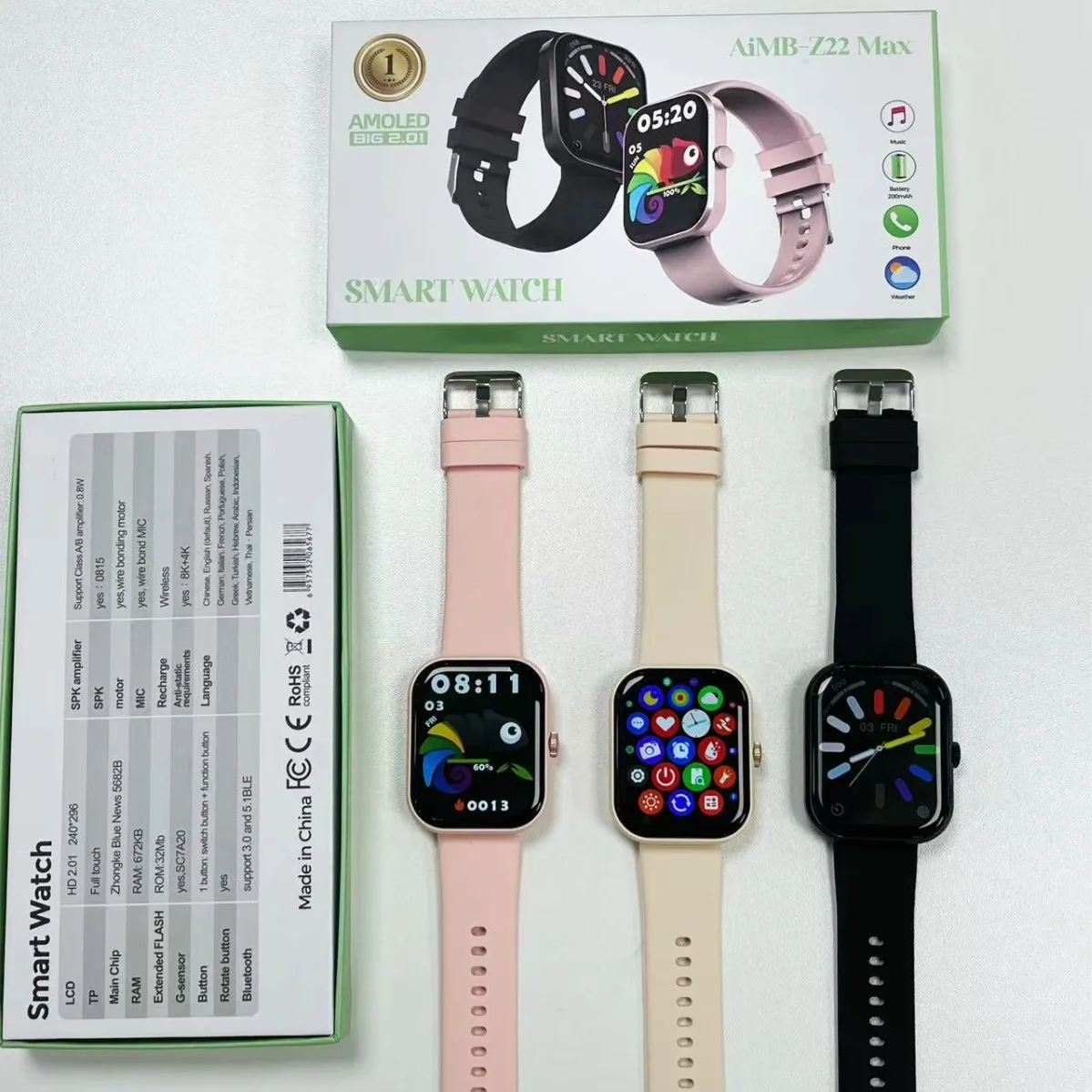 Z22 Max Luxury Smart Watch - 2.01inch Display & Private Mold