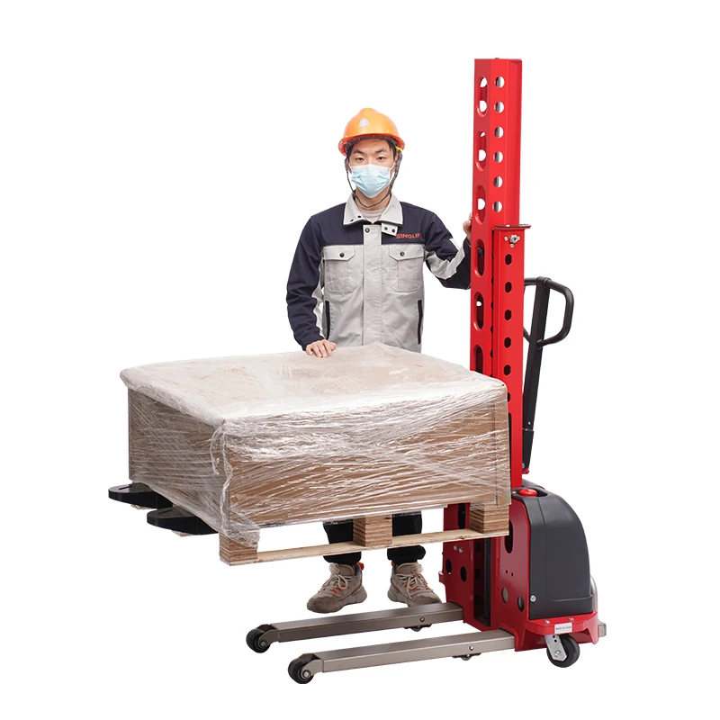 SINOLIFT SDYG Series Semi Electric Stacker Self Loading Stacker