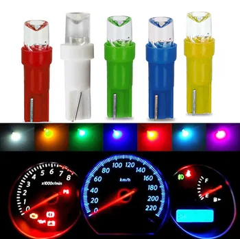 ZONGYUE T5 indicator light 12V cob 1smd T5 car led instrument light t5 dashboard