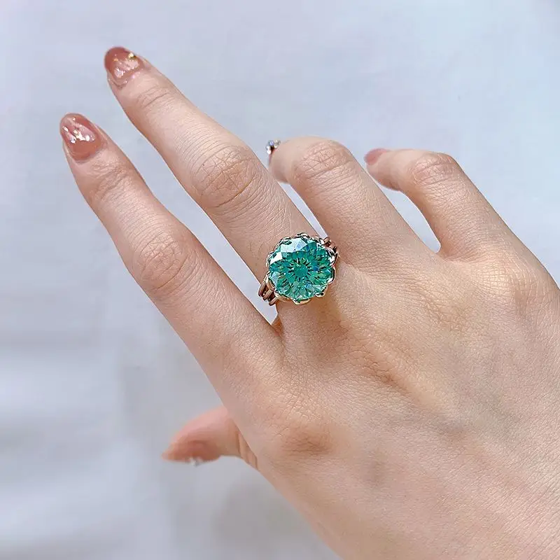 Rose Gold Emerald Ring Designs In Gold Tanishq Sleek Rose Gold