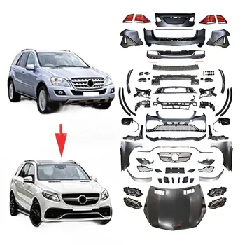 Hot Selling Car Accessories Led Headlamp Front Bumper Bodykit For Mercedes Benz ML W164 2005-2012 Upgrade GLE W166 AMG Body Kit