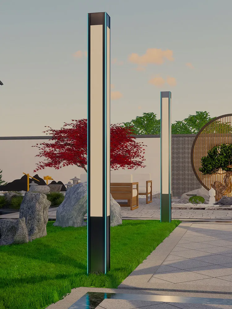 Courtyard Lights Landscape Streetlights Lighting Parks Lawns Squares Residential Areas Yards Indoor Outdoor Waterproof Aluminum