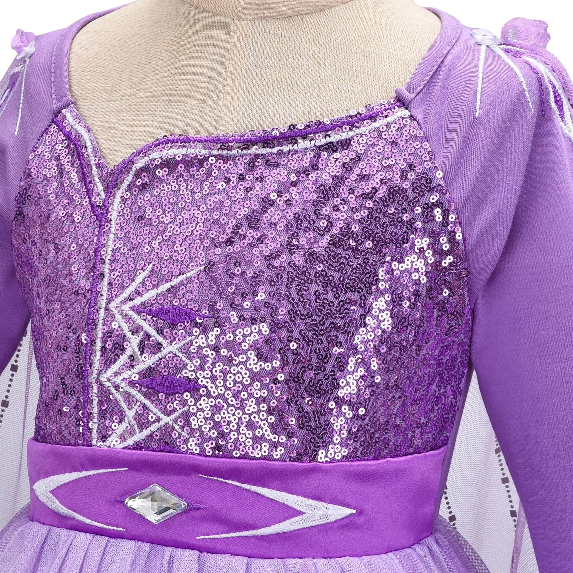 party dress princess purple necklace Party Dress Princess Purple and Silver Necklace