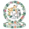 Animal-themed 9 inch plates 16