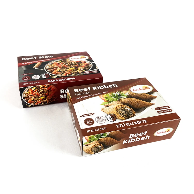 Wholesale 3mm Thick Custom Logo Printed Folding Cardboard Paper Boxes UV Ice Popsicle Frozen Food Cereal Sushi Packaging