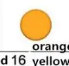 16 Orange yellow
