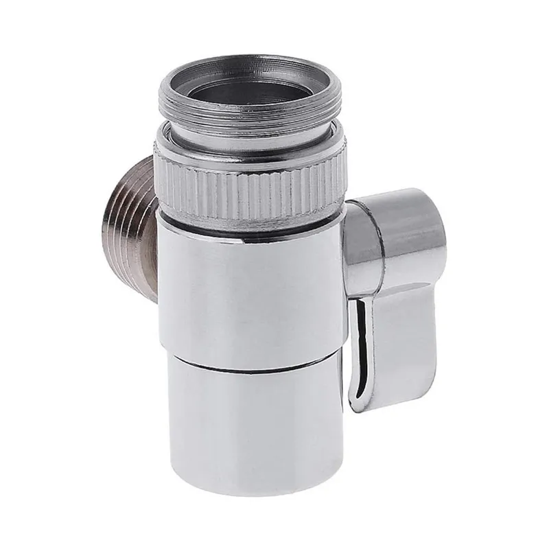 Slangadapter gootsteen - kraanverdeler, omstelventiel, naar slangadapter M24, voor badkamer, keukenwasbak, gootsteen