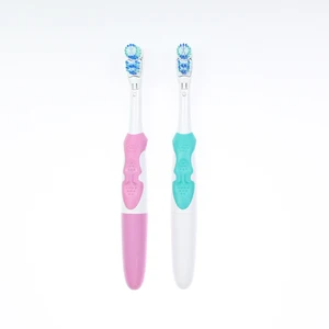 Trending Product New Round Head Cheap Electric Toothbrush Battery Powered Toothbrush OEM Logo