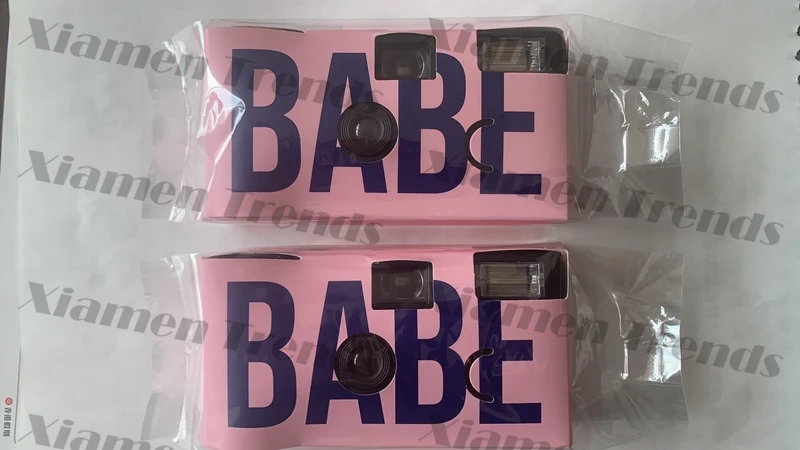 NEWEST LOVELY New One Touch Instant Best Cheap 35mm Film Disposable Wedding Camera with Flash Pastel Color Party Photography