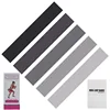 Gray unlabeled elastic band color box set