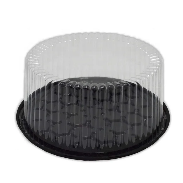 10-11 Plastic Disposable Cake Containers Carriers with Clear Dome