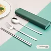 3-Piece Set of Natural Color [Oval Dark Green Box]]