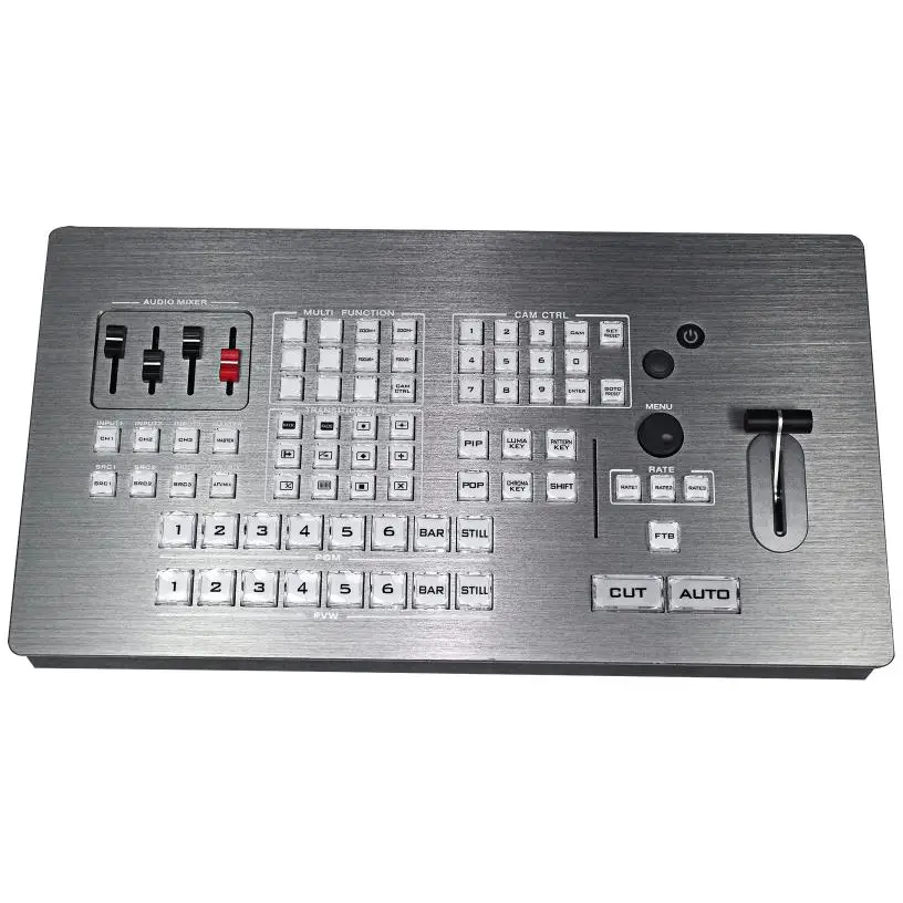 DeviceWell UHS6610 4K UHD Video Switcher USB3.0 UVC Essential Studio Equipment for Broadcast TV & Radio