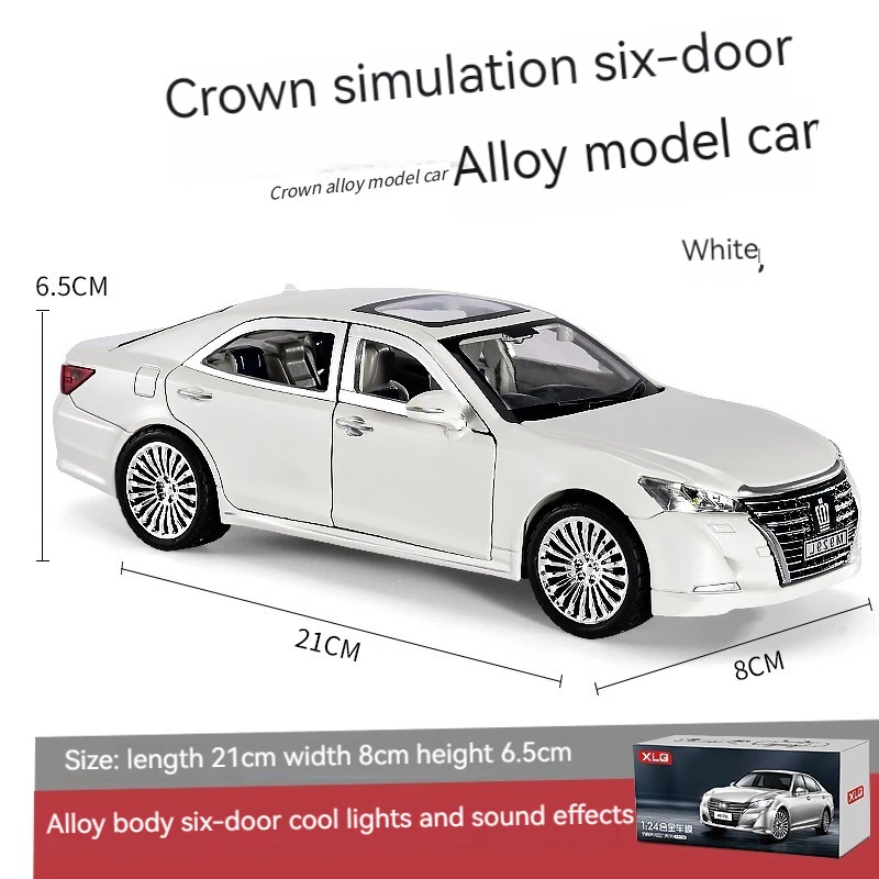Diecast Model Cars 1:24 Toyota Crown 14th Generation