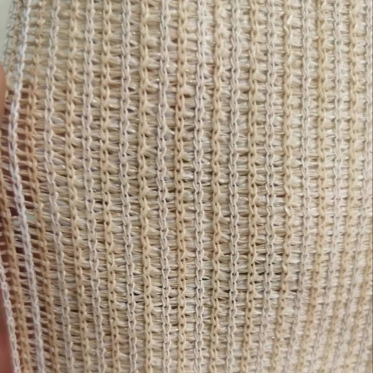Long Service Life HDPE Beige Color Sun Shade Net Agricultural Garden Shade Sails