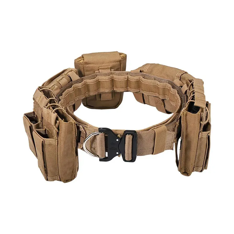 Practical High Density Material Tactical Belt Outdoor Multifunctional Detachable Adjustable Belt Set for Tactical