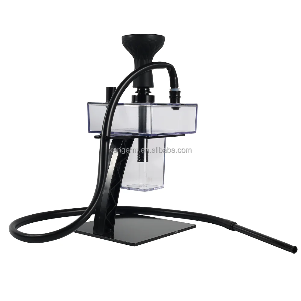2022 Best Seller Square Acrylic Hookahs Smokebox Shisha With Everthing