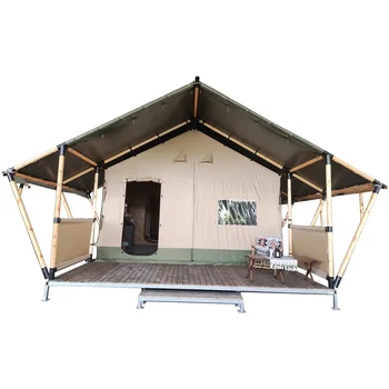 Wholesale Outdoor Hot Sale House Tent Wind-Resistant Waterproof Tarpaulin Luxury Tent For Resort Glamping Tent Hotel