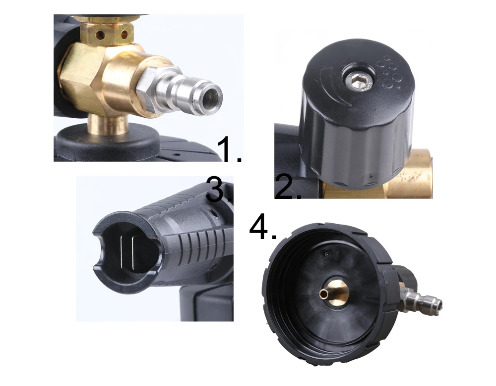 Профессиональная пена для снега, автоматическая мойка, домашний уход, мойка высокого давления, насадка, пенная пушка, наборы аксессуаров для гаража