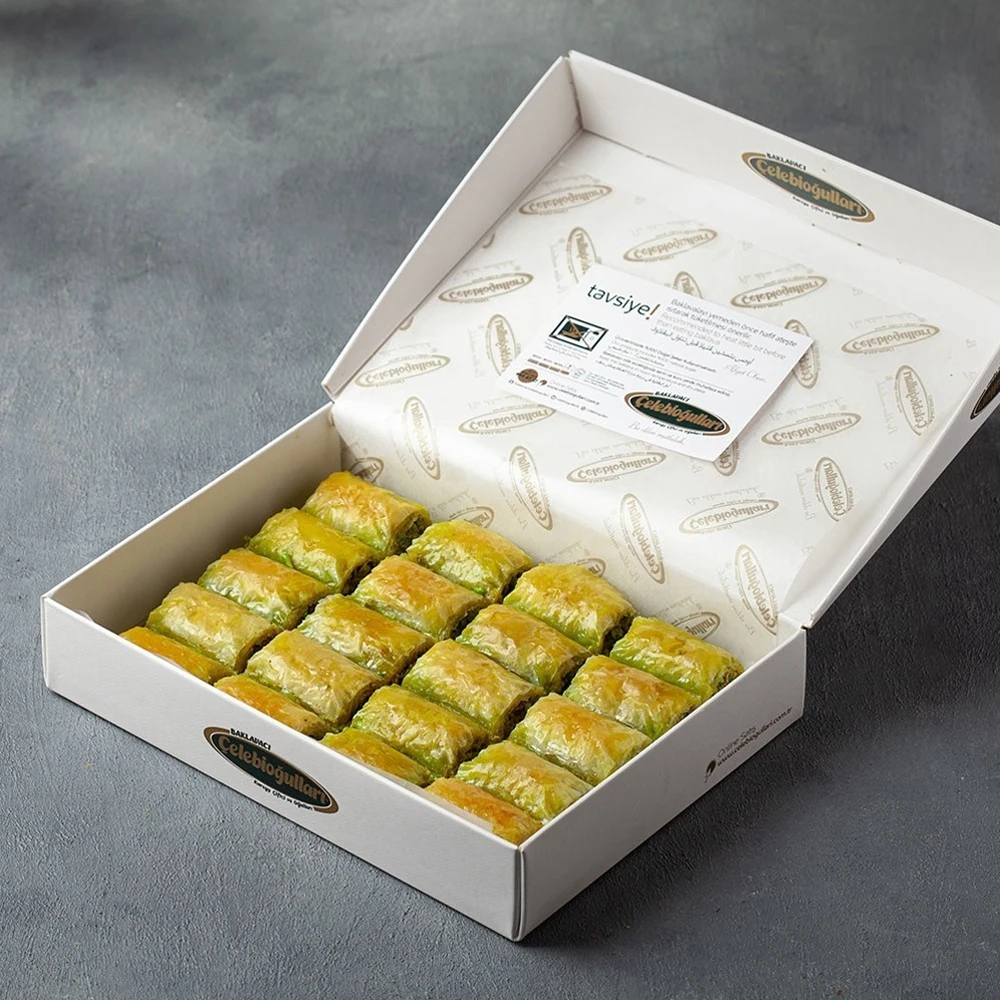 Wholesale Custom Premium Assorted Turkish Packaging Sweet Baklava Box for Baklava