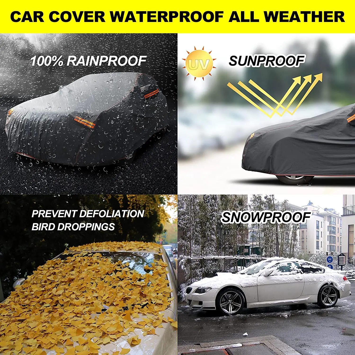 All Weather Uv Protection Car Covers Universal Car Covers Waterproof
