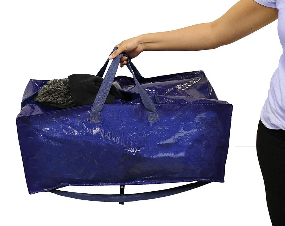 extra large heavy duty reusable storage bags moving bag w/zipper